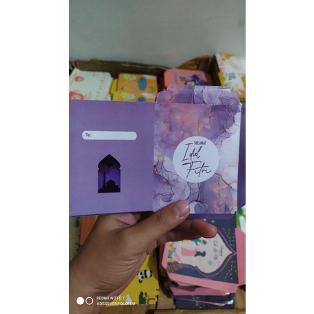 

Promo amplop lebaran premium lembaran bisa pilih motif isi 100 lembar