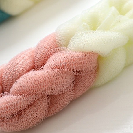 sponge mandi kepang sikat punggung spon shower puff panjang busa