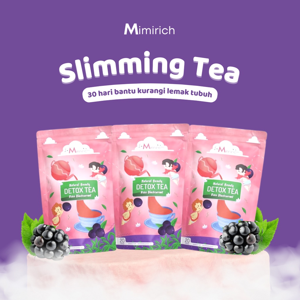 

Mimirich Slimming Tea Blackcurrant 30Days