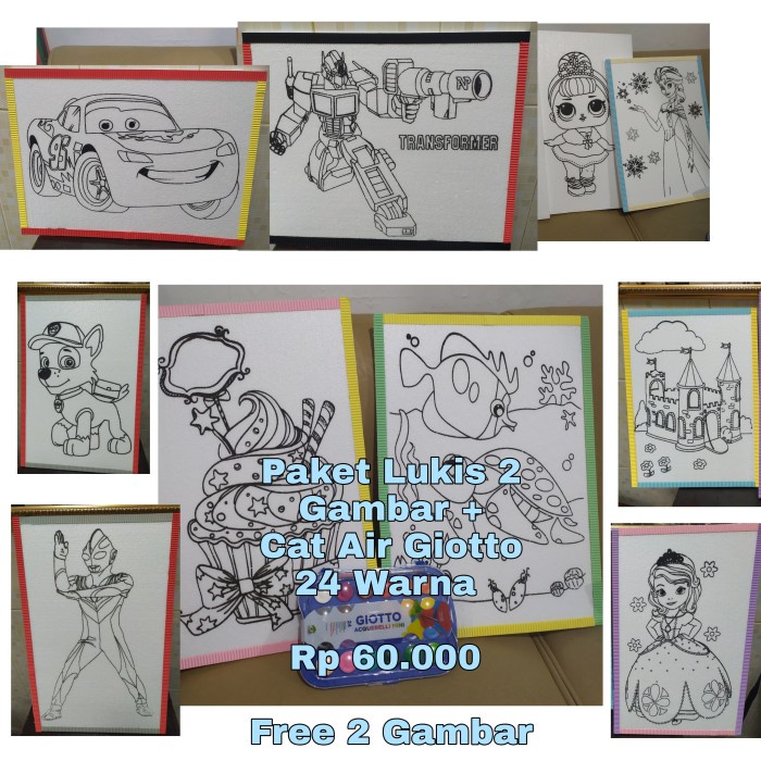 

Mantap Sterofom Lukis Paket Hemat 5 Gambar (Bonus 1 Gambar) Sale!!!