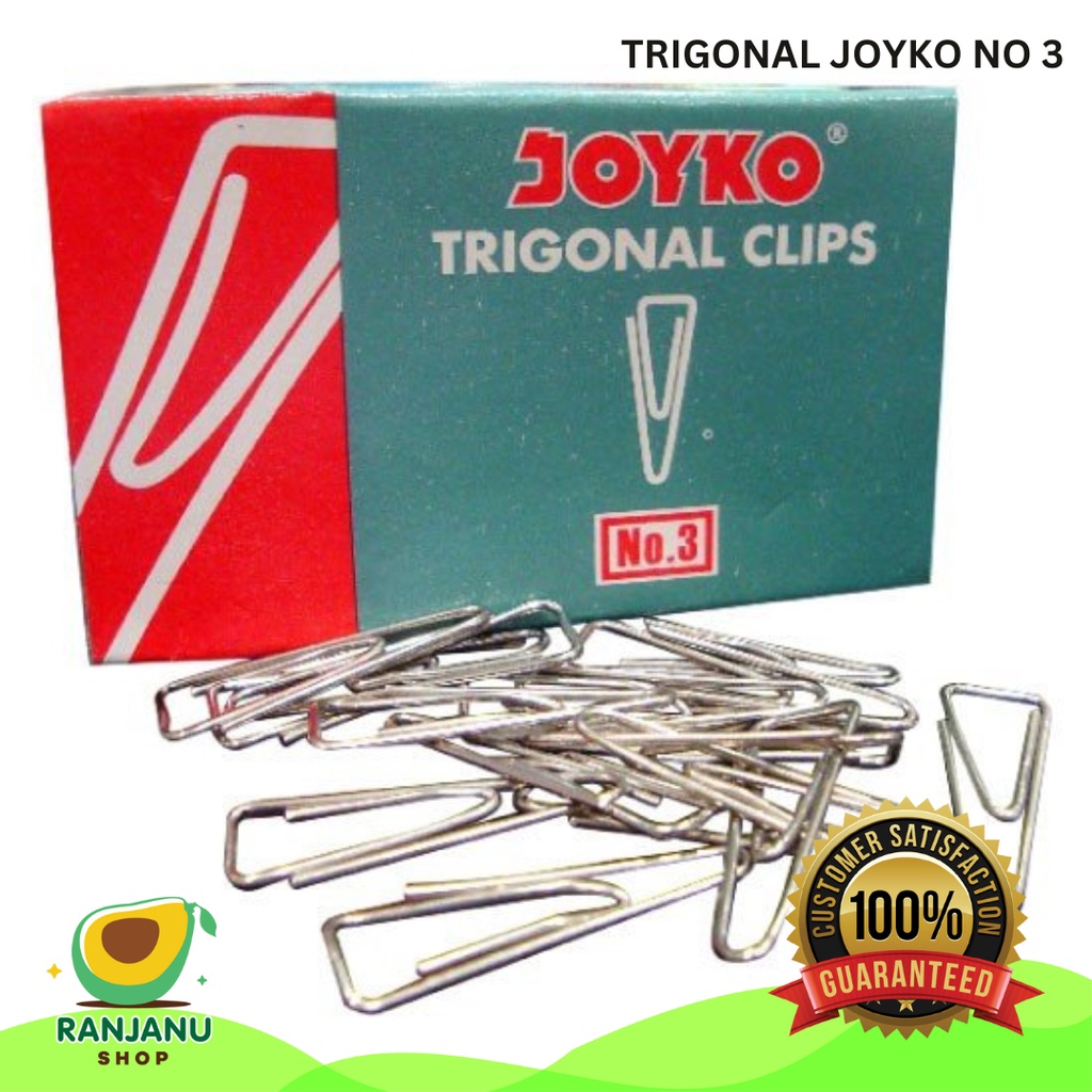 

TRIGONAL CLIP / Paper clip NO 3 JOYKO / AMANDA / KODAI (BOX Kecil)