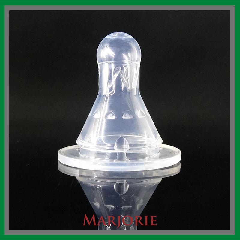 1PCS Silikon Dot Botol Bayi susu pentil dot Cross Hole Cair Milk Nipple Untuk Botol Susu Anak Standar-MJD