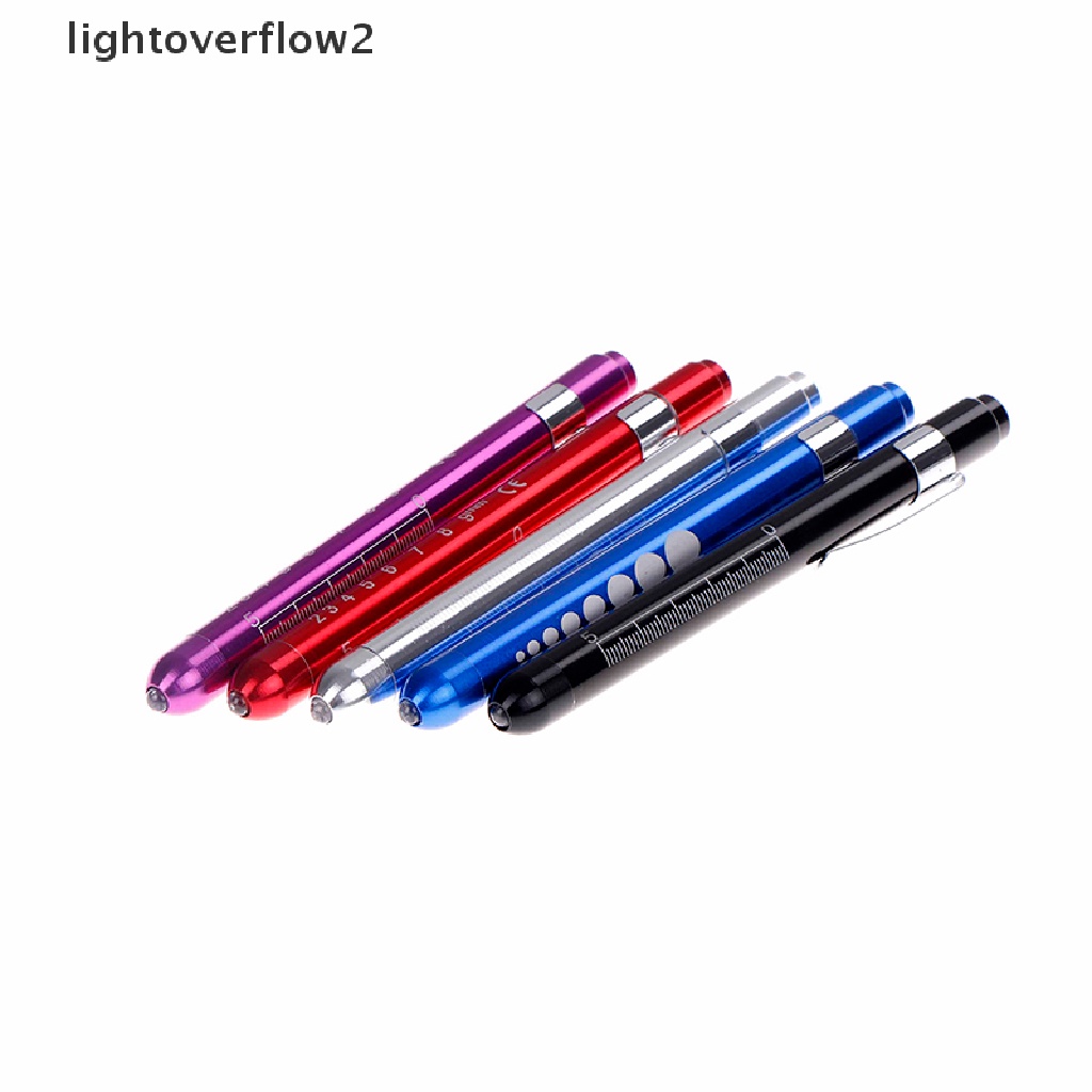 (lightoverflow2) Senter LED Bentuk Pulpen Untuk Dokter / Perawat (ID)