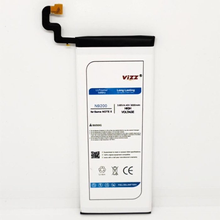 Baterai Batre N9200 Samsung Note Original N920 Vizz 5 N9208 Galaxy Baterai