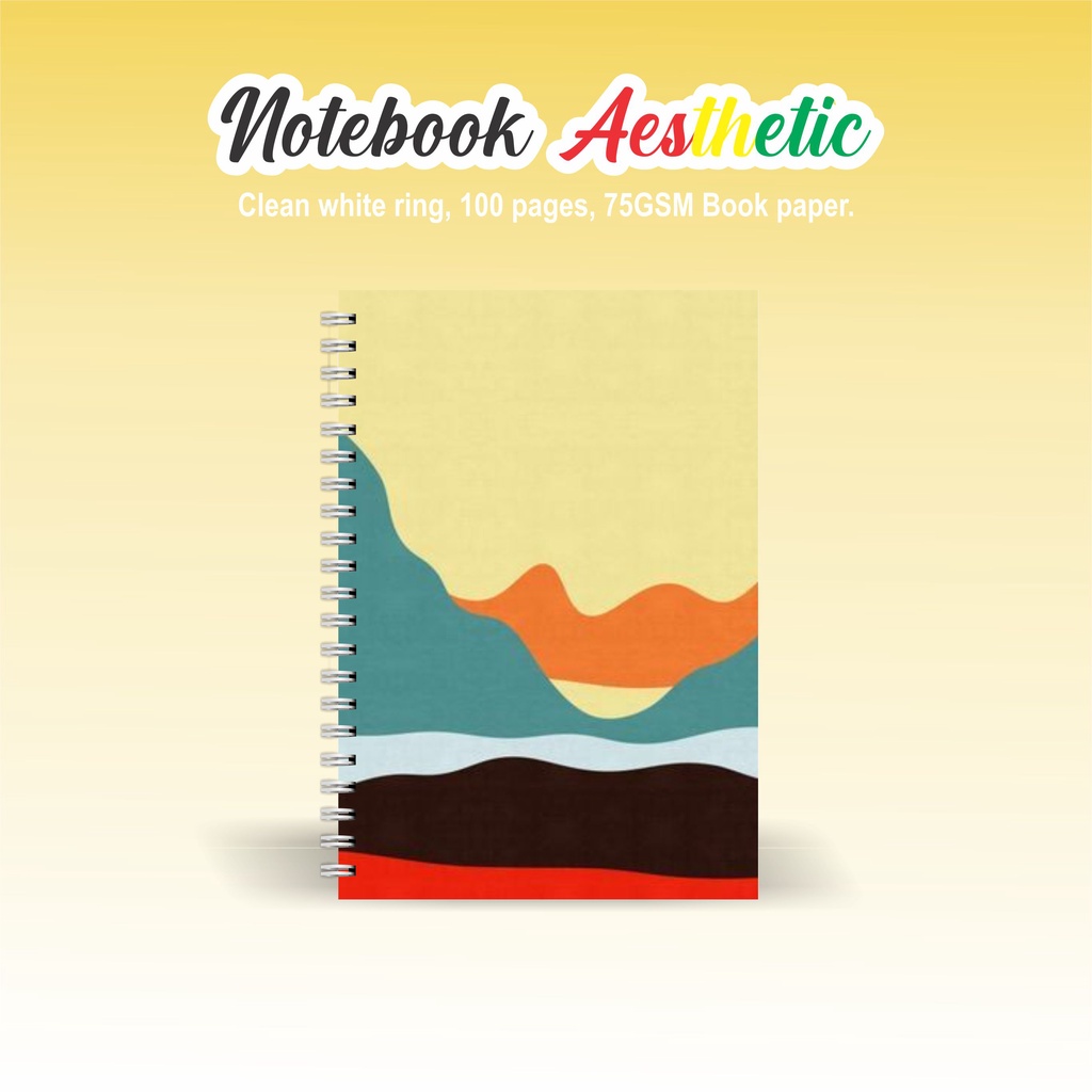 

Notebook Aesthetic BOOKPAPER GRID/KOTAK2#DOTTED/TITIK2#BLANK/POLOS#GARIS/LINE
