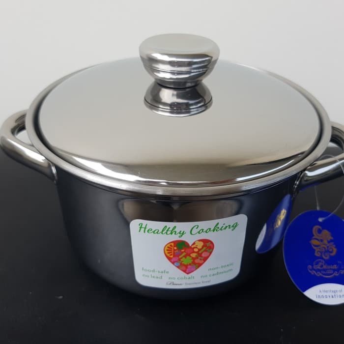 panci bima prima saucepot 28cm setenlis steel