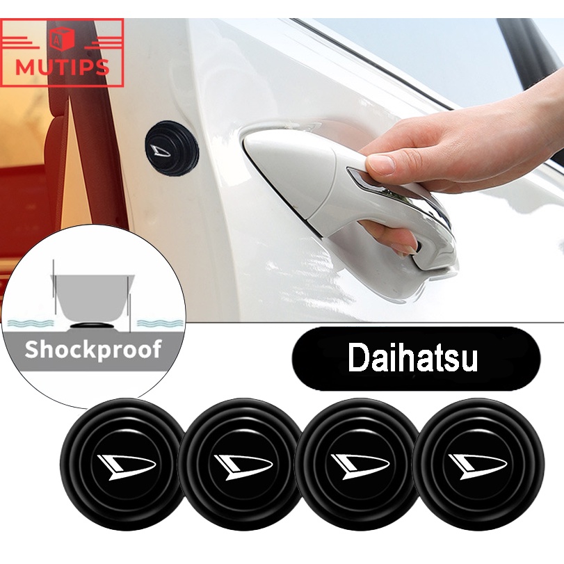 Daihatsu 4 / 8 / 12Pcs Stiker Silikon Peredam Suara Anti Shock / Benturan Untuk Pintu Bagasi Mobil Ceria Classy Taft Rocky Taruna Ayla Sigra Xenia