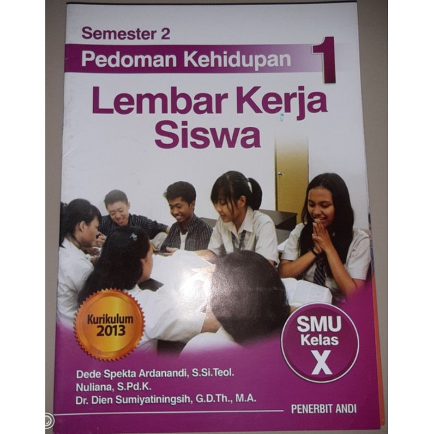 Buku lks agama kristen Pedoman kehidupan kelas 10 sma tahun 2022