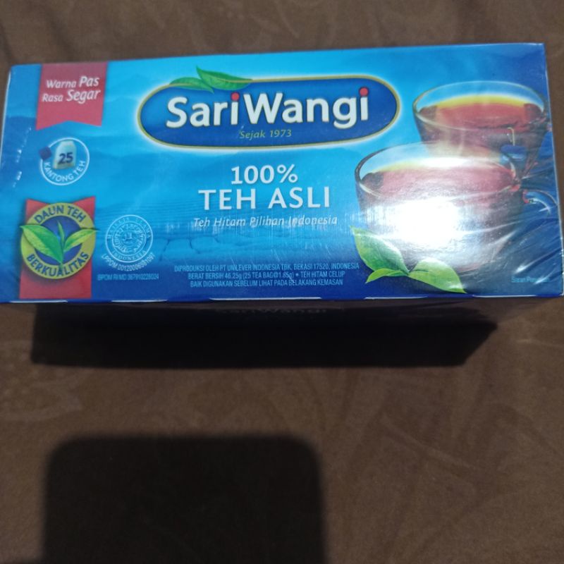 

teh sari wangi per box/25pcs