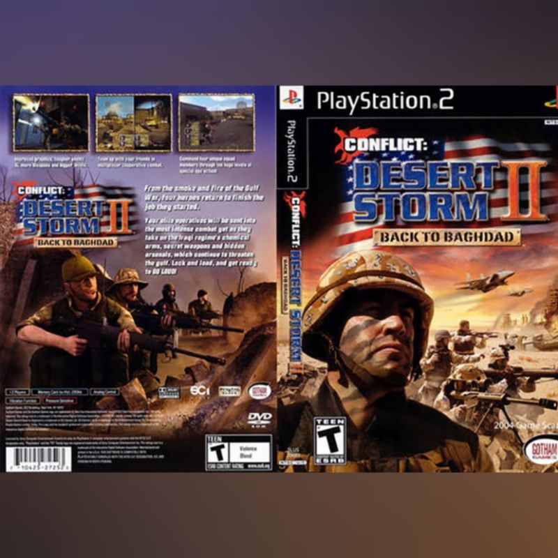 Kaset Ps 2 Conflict Desert strom 2