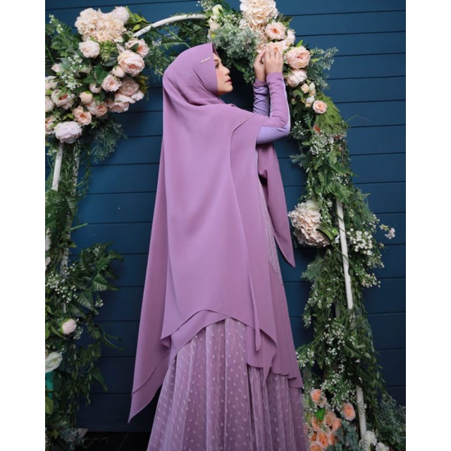dress muslim/gamis syari/gamis terbaru eL.deena Qaireen