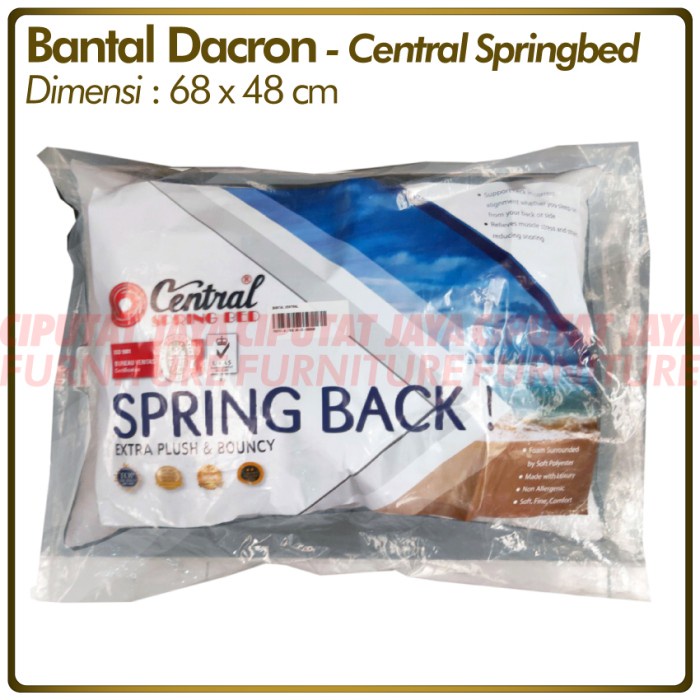 Goodkindstore Bantal Central Spring Bed - Bantal Kepala Dacron Pillow
