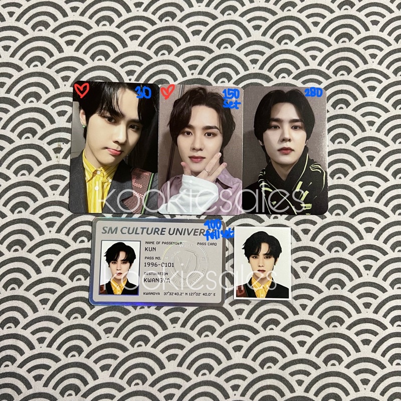 Photocard PC WayV Kun SMCU Winter Express Abum MD Daytime Pass Version
