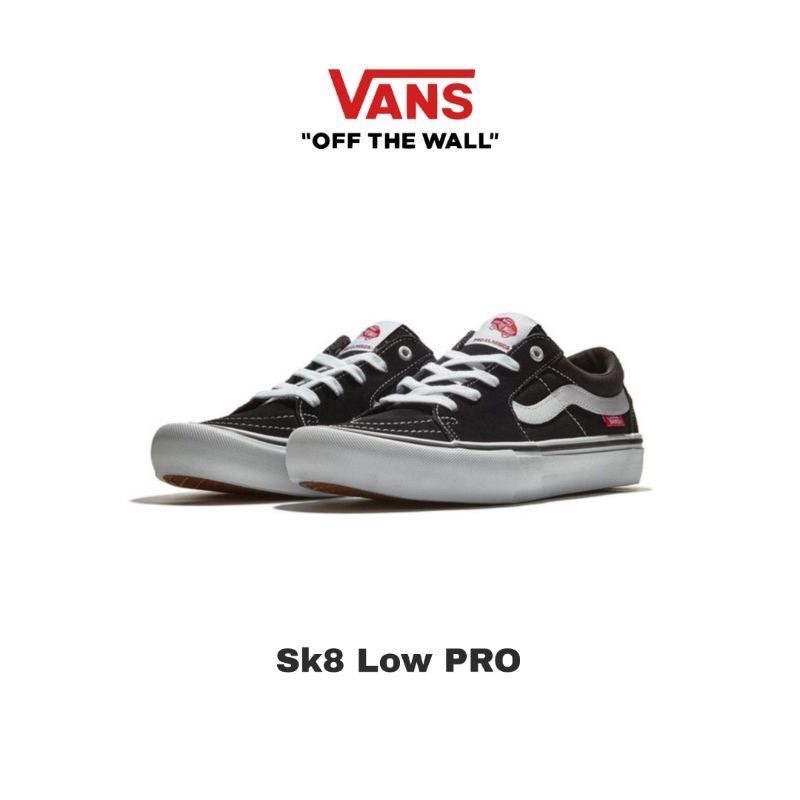 Vans Sk8 Low Pro Black White Original