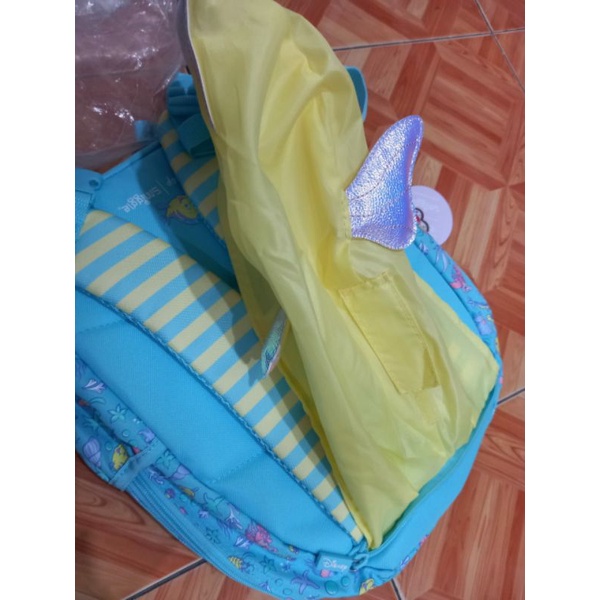 Tas Smiggle Disnep Hoodie Backpack Blue