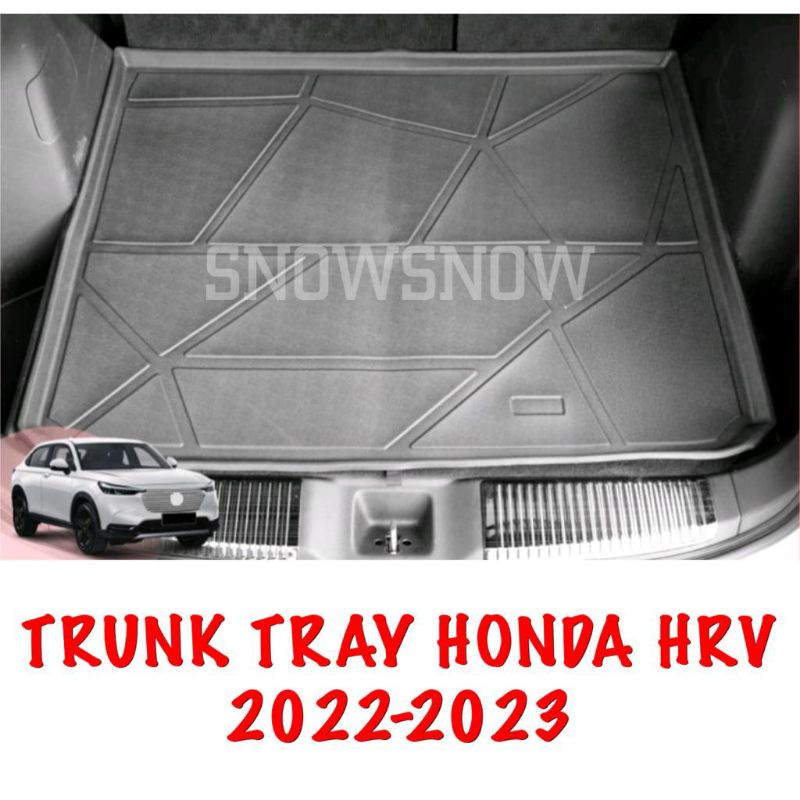 Trunk Tray Bagasi Belakang Honda Hrv 2022 2023 Hitam