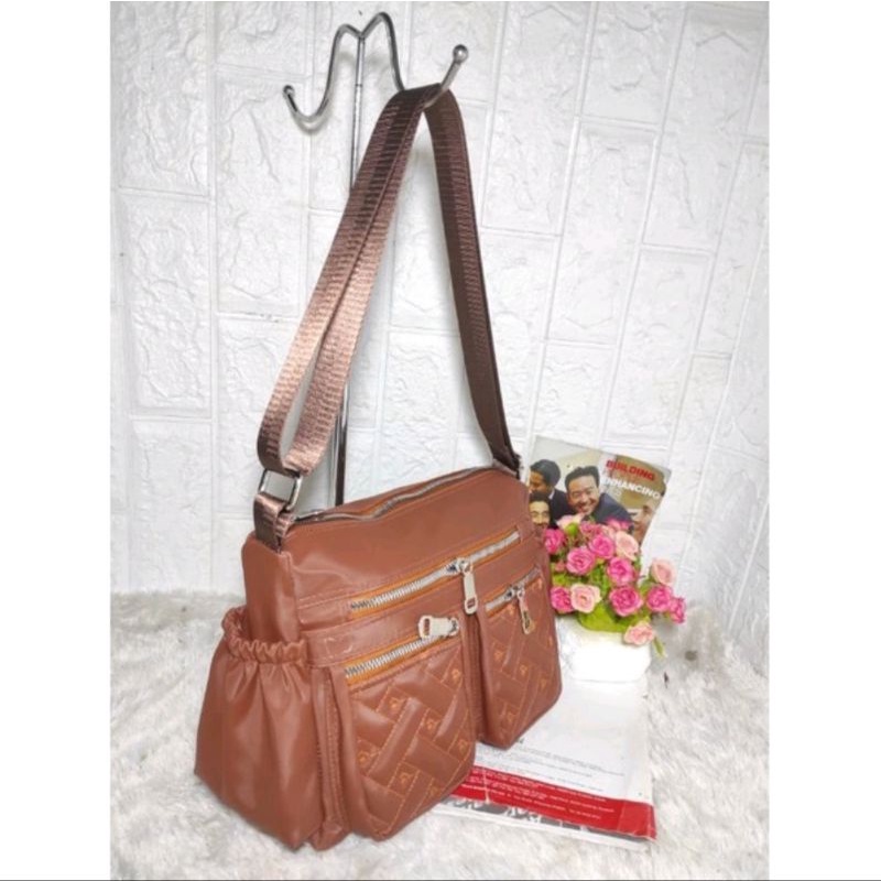 Tas Slempang Wanita Korean Kantong 2 New Arrival