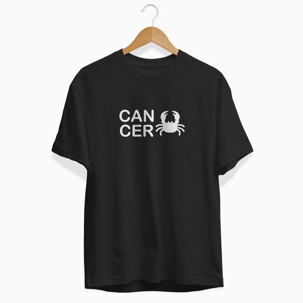 CANCER - KAOS KATA KATA ZODIAK - BAJU WANITA - ATASAN PRIA