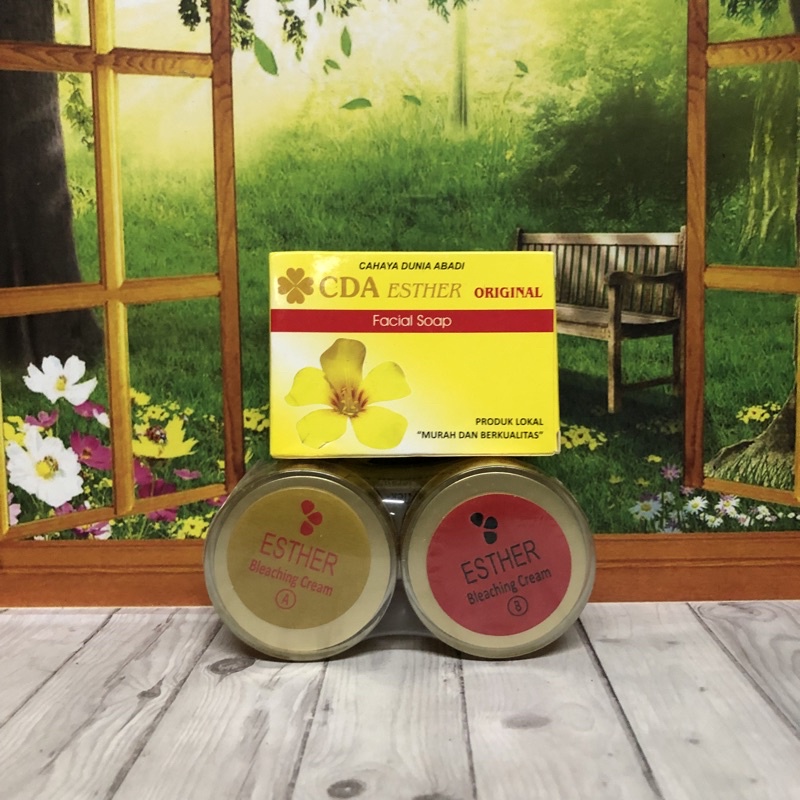 [Paket] Cream Esther Kaca AB + Sabun Esther