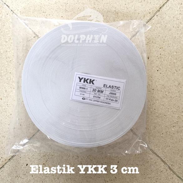 Paling Menarik Elastik YKK WNN-1 3 cm / 30 mm Karet Elastis