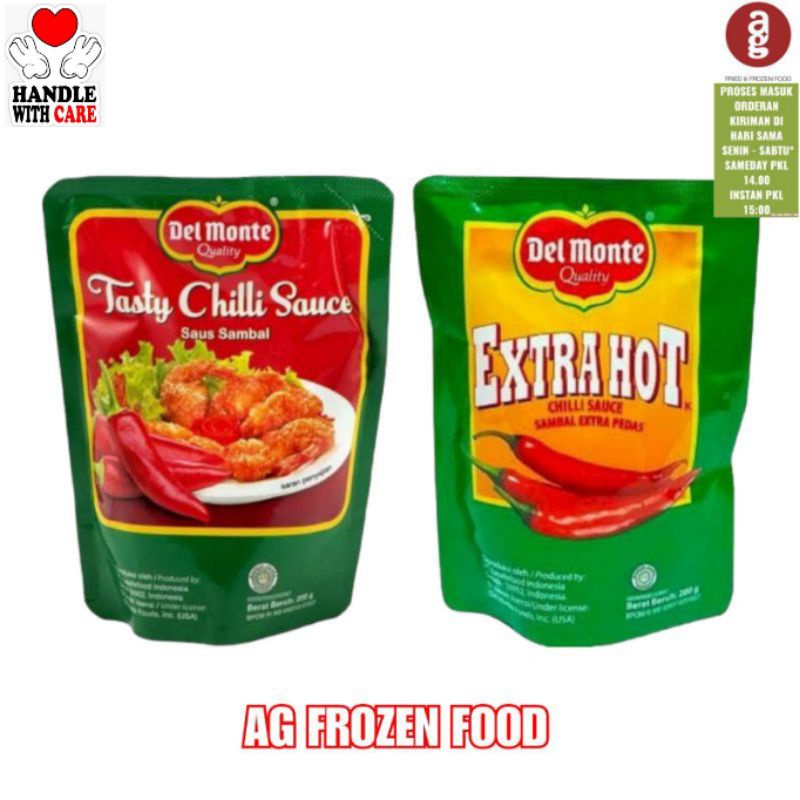 

Delmonte Extra Hot & Tasty Chili Pouch 200 ML