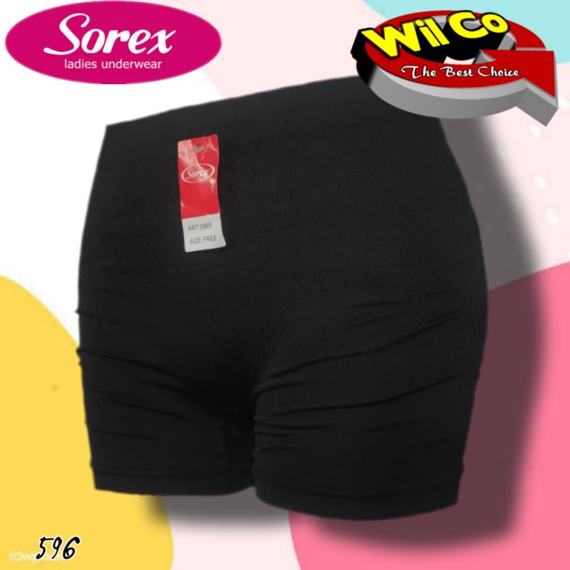 K596 - (Harga Per 1 Potong) SHORTPANTS CELANA DALAM STRETCH PENDEK WANITA SOREX RAJUT SEAMLESS FREE SIZE SETARA M - L