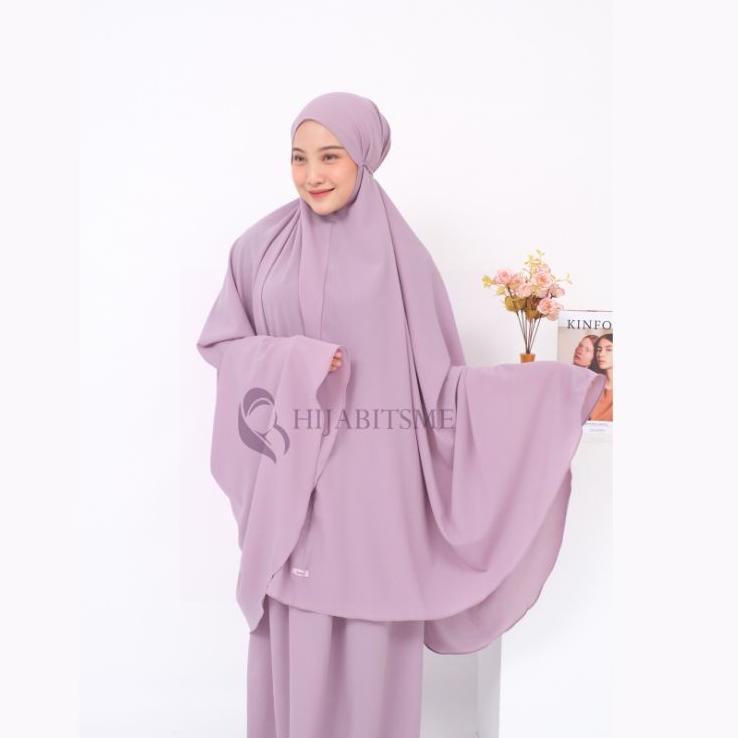 Special Price Mukena Dewasa Polos Treveling Mukena Meiza by Hijabitsme