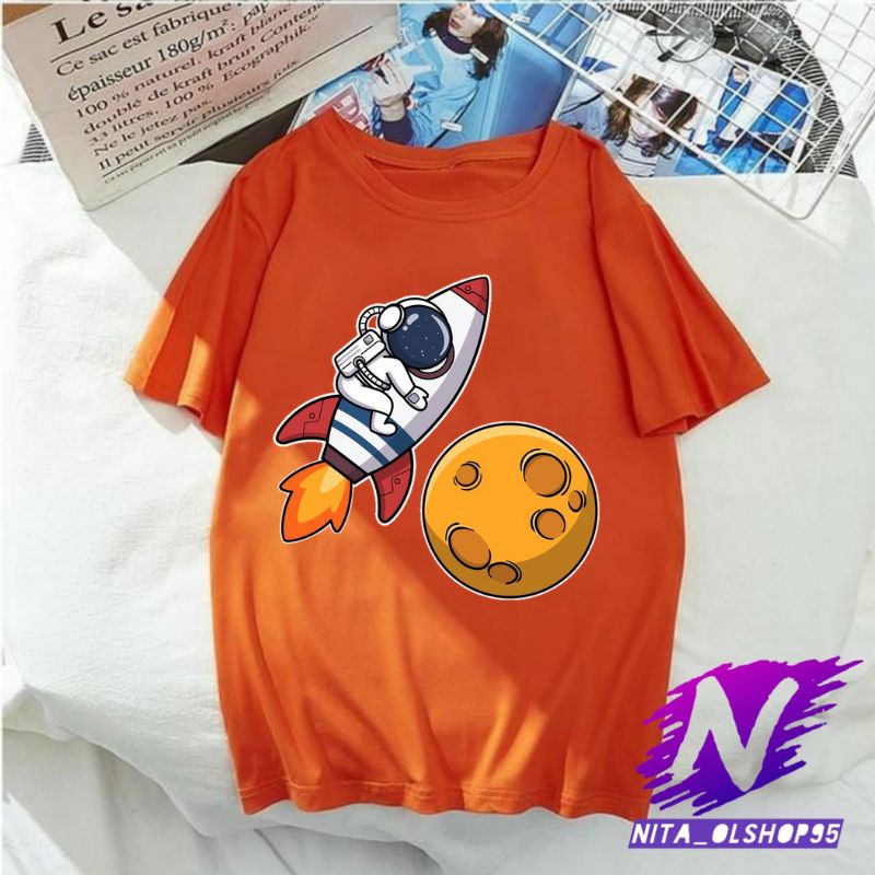 astronot animasi kaos anak baju anak kartun pilot astronot anak