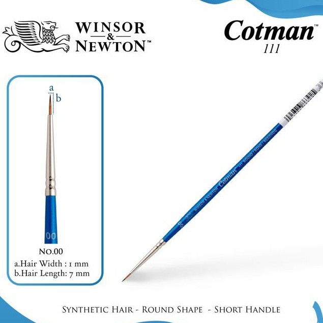 

Update Winsor&Newton Cotman Brush Series 111 Size 00,000,0000 Gilaa!!!