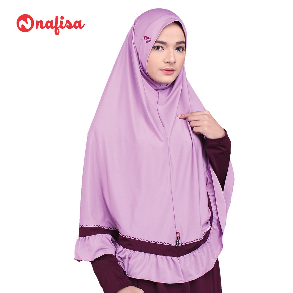 FLASH SALE !!!!! Jilbab Instan Non Pad Nafisa FIDELA | Hijab Instan Non Pad Syari Kerudung Tanpa Bergo Jumbo Hijab Tanpa Bergo