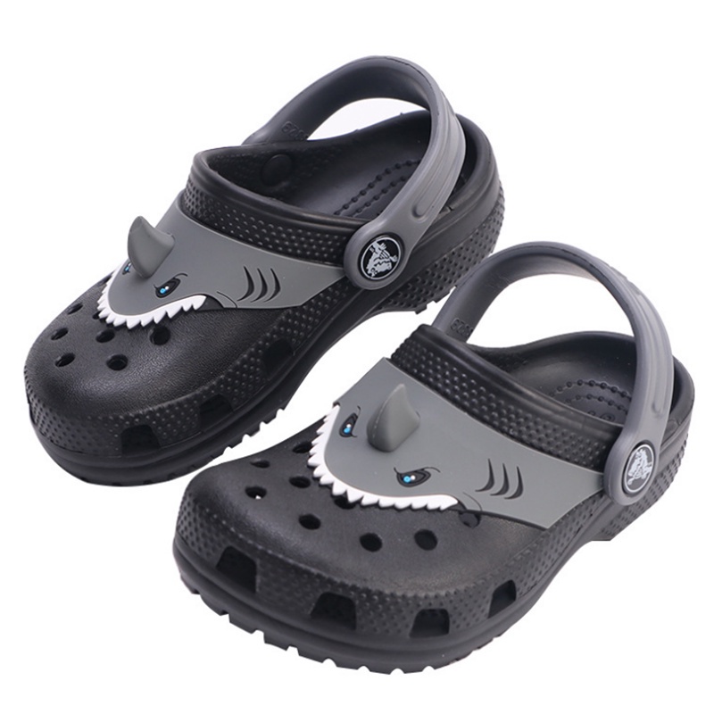 Crocs Anak Anak Shark / Crocs anak Fun lab sharks / shark tanduk