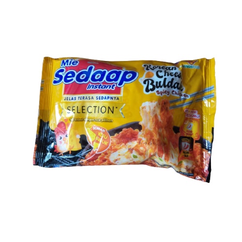 

4x pcs Mie Sedaap mi Sedaap Selection Korean Cheese Buldak Spicy Chicken 4x90gr