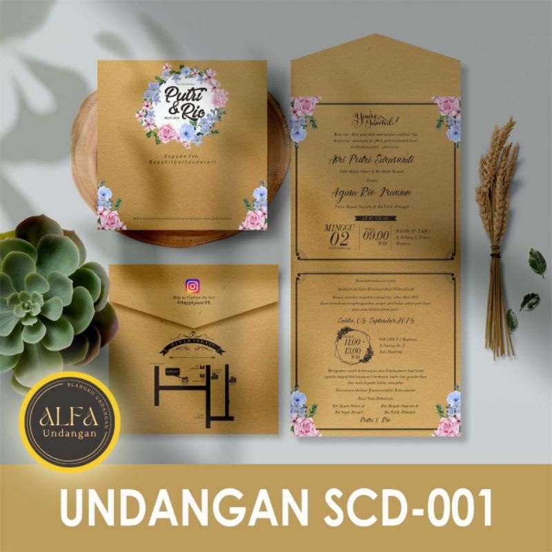 Blangko Undangan griya SCD 001