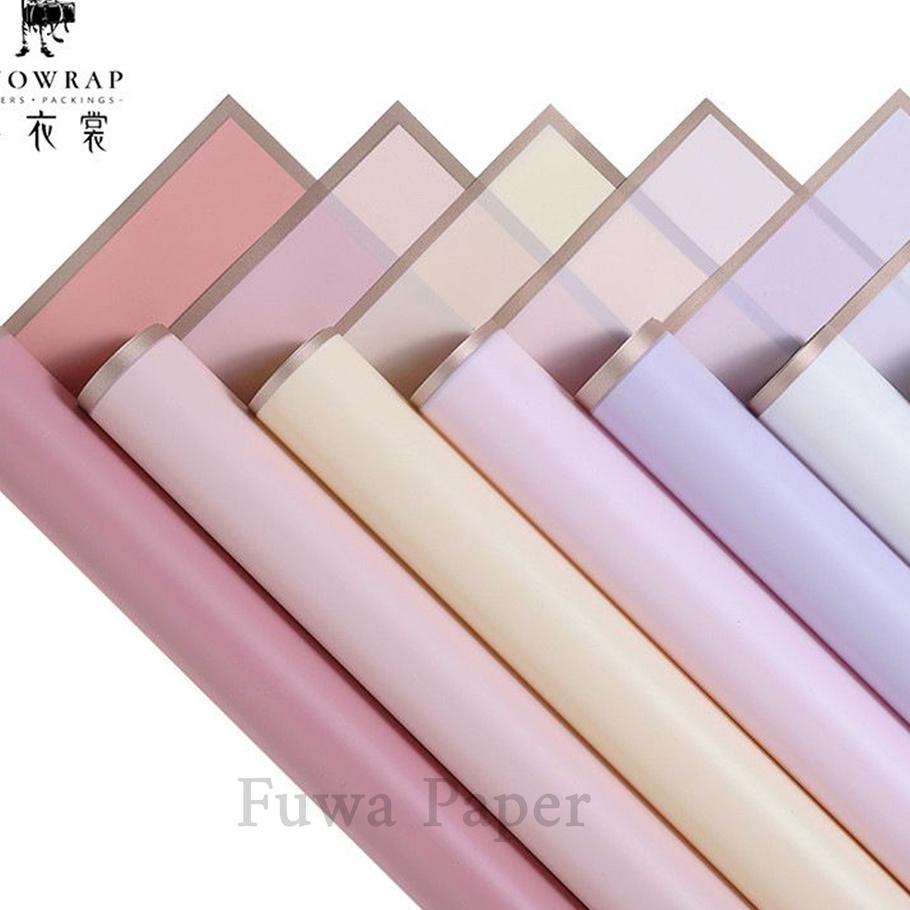 

New!! Gold List Flower Wrapping Paper Waterproof Korean Wrapping Kertas Buket Bunga Perlengkapan Florist Cellophane 1 Pack = 20 Lembar FUWA FLOWER PAPER WRAPPING ✔