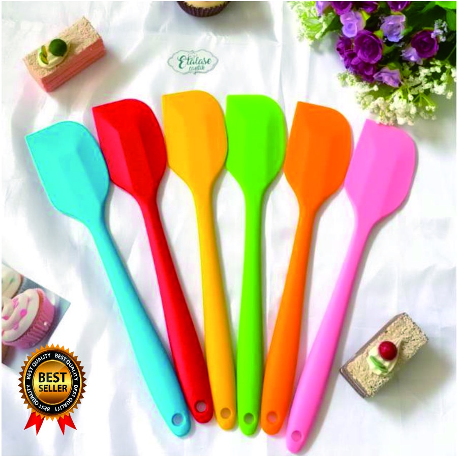 Spatula Silikon | Spatula Alat Masak Tahan Panas Anti Lengket