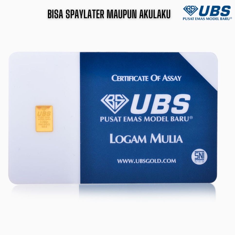 0.25 gr UBS terbaru 2023 bisa spayleter