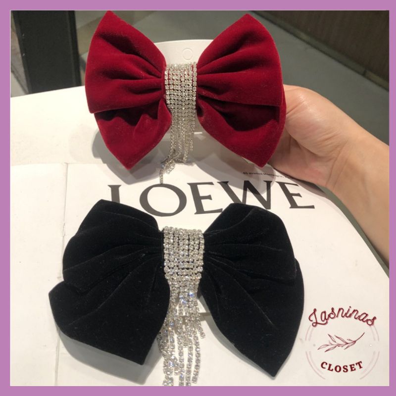 Jepit Rambut Pita Korea/ Jepitan Rambut Wanita Elegant/ Jepit Pesta