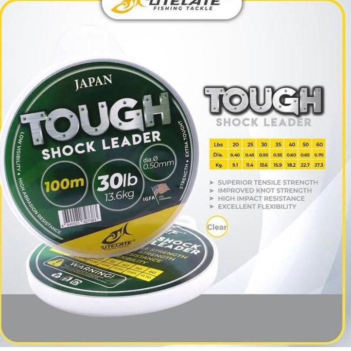 Senar Pancing Shock Leader Utecate UTC IGFA 100m Material From Japan ◦ BR.18Oc22d