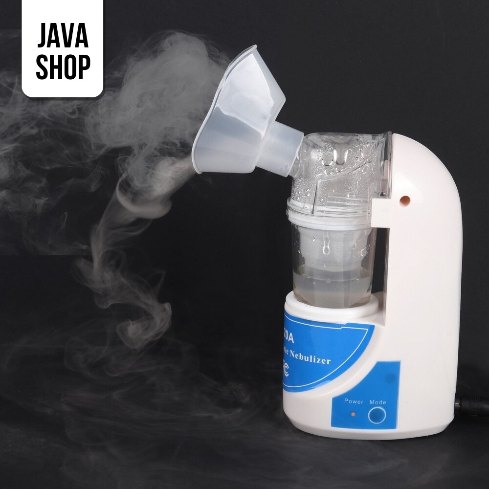 JAVASHOP Alat Terapi Pernafasan Ultrasonic Inhaler Nebulizer Portable