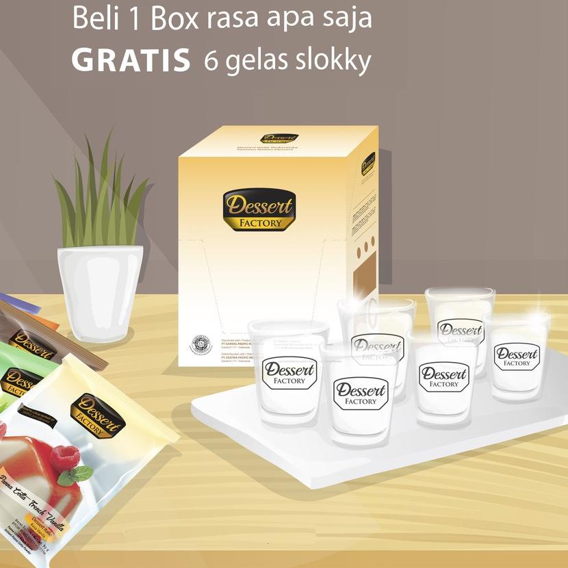 

BISA COD ✔️5 Sachet Panna Cotta Mix 5 Rasa DESSERT FACTORY [not] Puding Pudding Agar-Agar|RA6