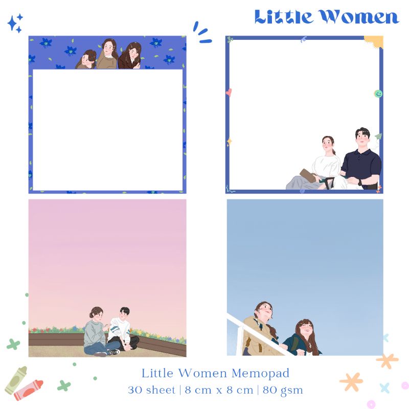 

Little Women Kdrama Memopad | Drama Merchandise