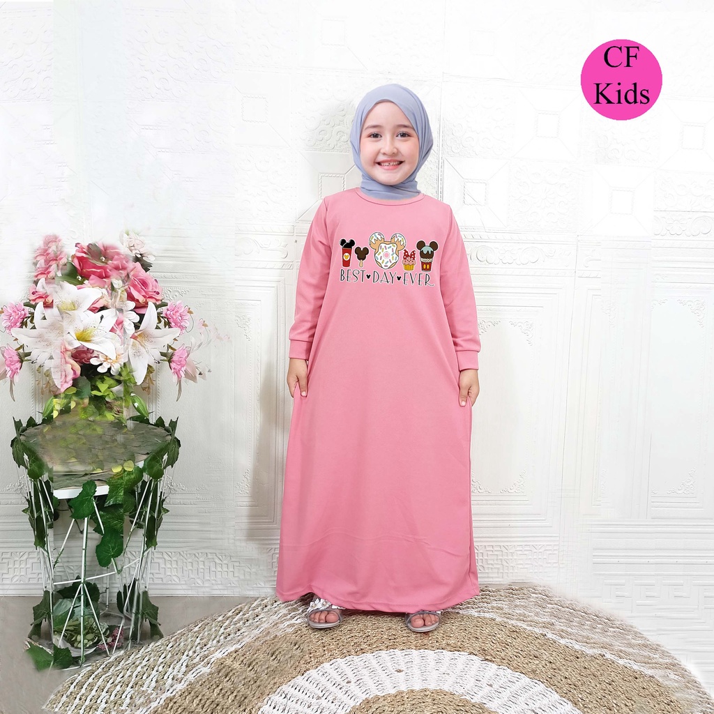 Gamis Anak Perempuan DTF Sweets From Minni CF Kids