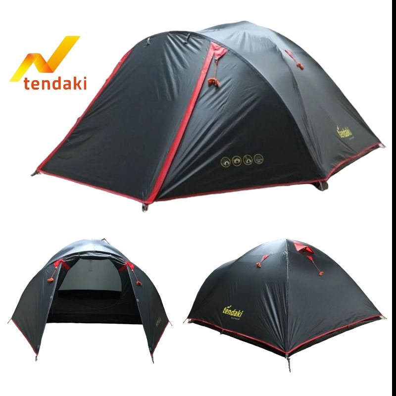 tenda camping termurah •tendaki Borneo 4  •NSM 4 •java 4 pro •java 4 light •arundaya 4+ air •double layer PU3000mm