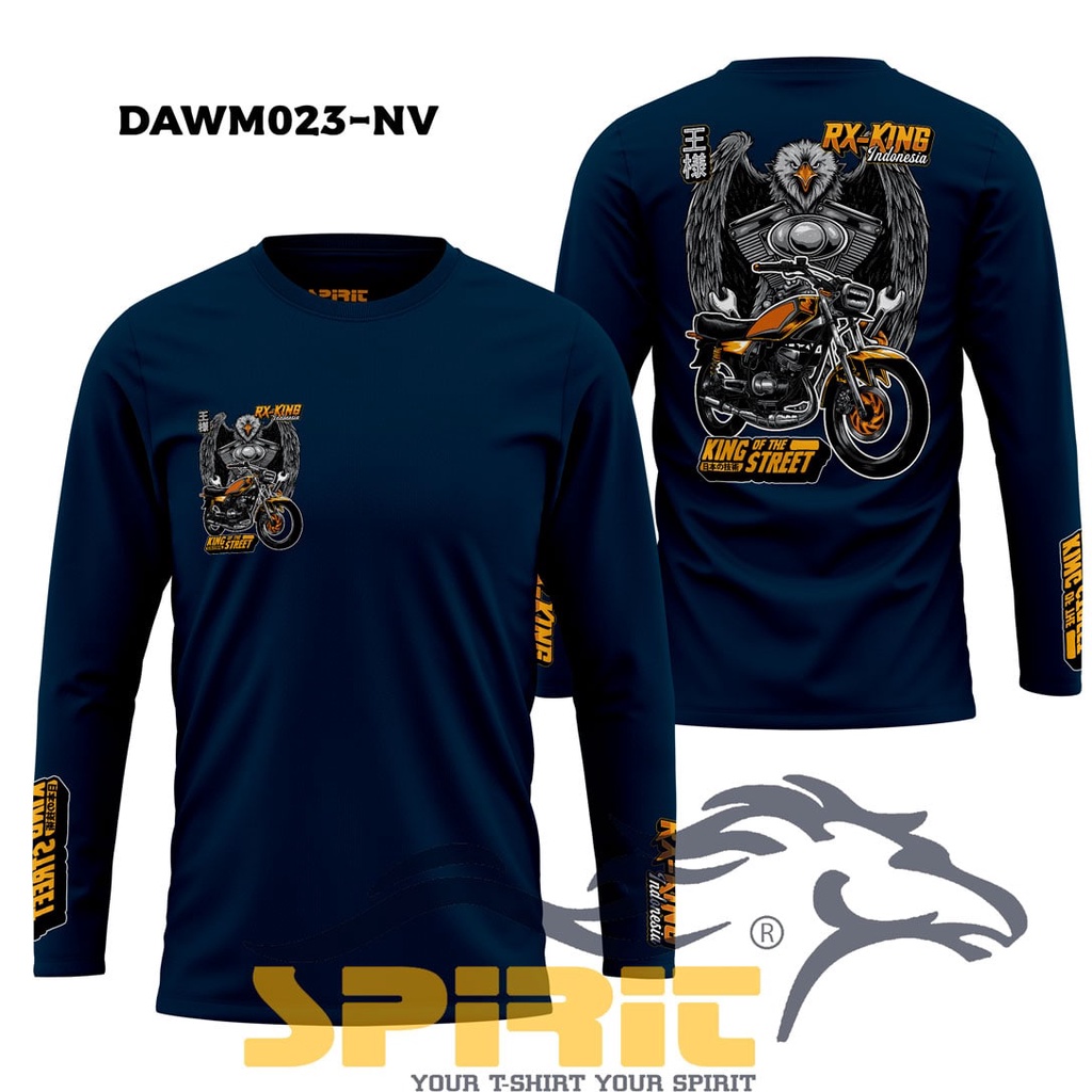 baju kaos pria motor yamaha rx king lengan panjang katun premium big size jumbo