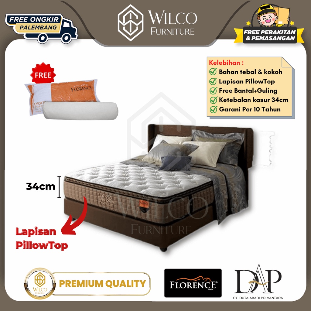 Kasur Springbed Florence San Pietro/ Matras Florence San Pietro - 100 x 200