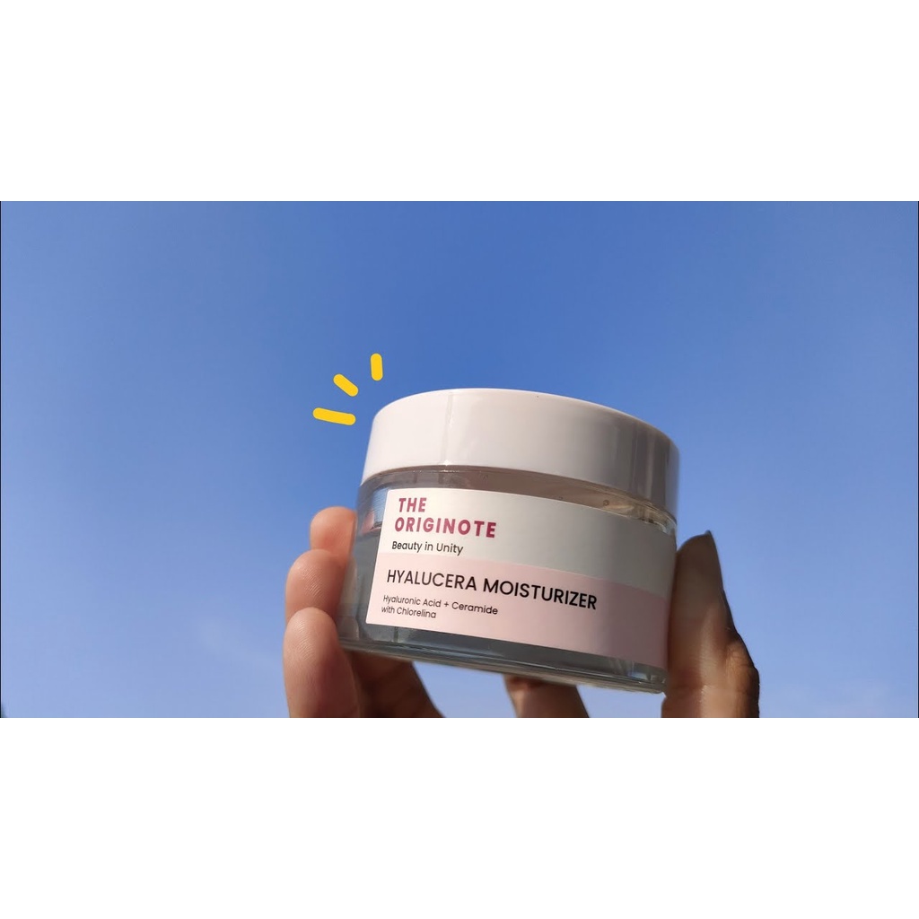 MFI - THE ORIGINOTE HYALUCERA MOISTURIZER GEL 50ML / PELEMBAB WAJAH UNTUK MEMPERBAIKI SKIN BARRIER DAN MENGHIDRASI KULIT