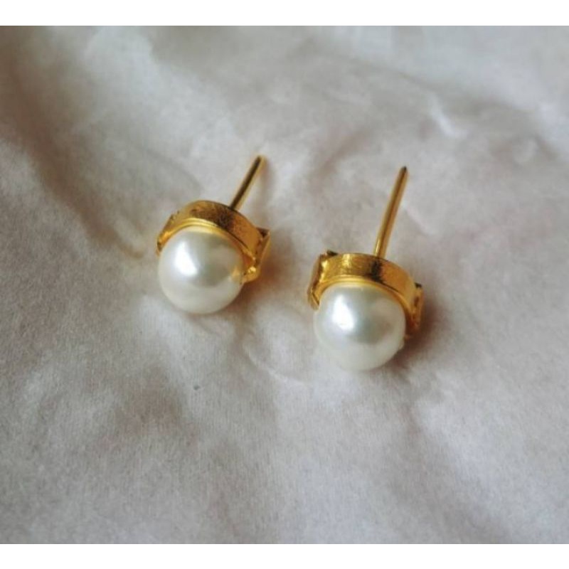 giwang emas mutiara laut