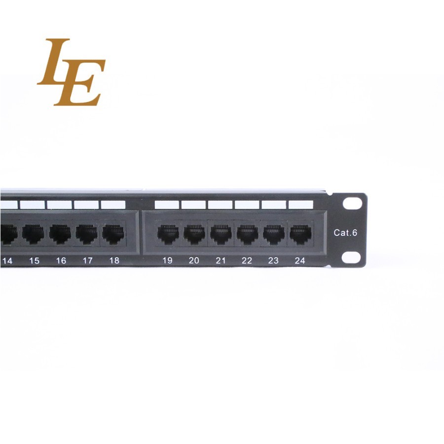 patch panel 24port cat6 rj45 rackmounted