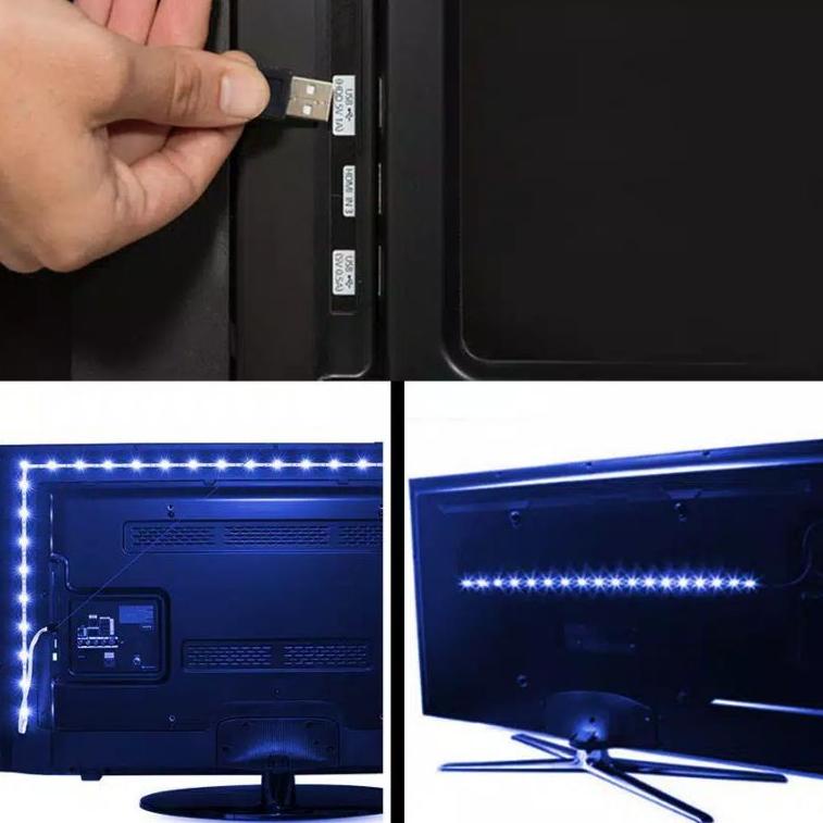 [Art. 9] PAKET LAMPU TIDUR LED STRIP RGB SMD 5050 USB 5V HIASAN KAMAR 1M 2M 3M 4M 5M AESTETIC REMOTE