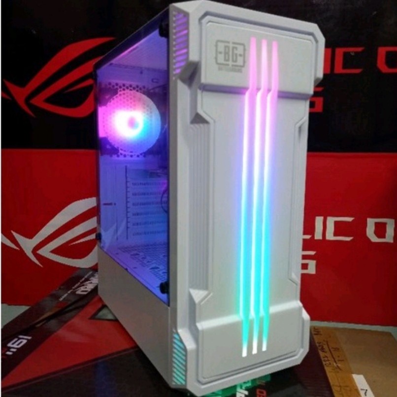 CPU GAMING PUTIH CORE I7 4770 RAM 16GB VGA 4GB